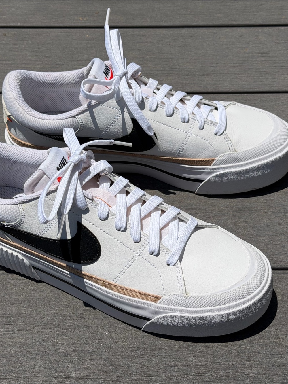 Nike Court Legacy Platform Shoes (10.5)